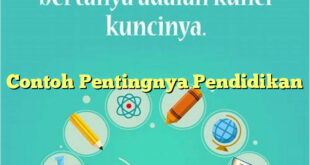 Siswa belajar menunjukkan pentingnya pendidikan